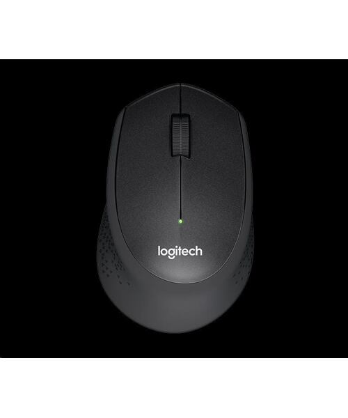 Logitech M330/Kancelářská/Optická/Pro praváky/1 000 DPI/Bezdrátová USB/Černá