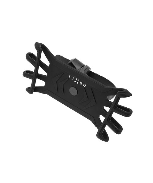 Silikonový držák mobilního telefonu na kolo FIXED Bikee, černý