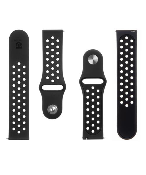 Tactical 234 Double Silikonový Řemínek 22mm Black