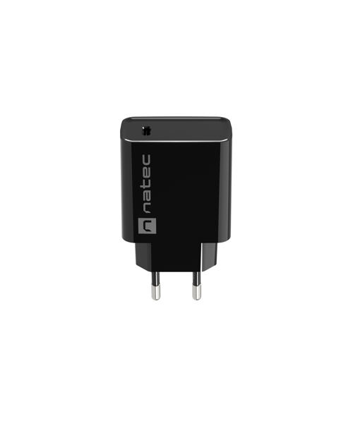 Universální nabíječka Natec RIBERA 20W 1X USB-C, černá