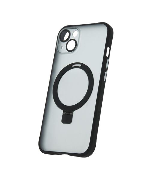 CPA SILIKONOVÉ TPU POUZDRO MAG RING PRO IPHONE 15 ČERNÉ