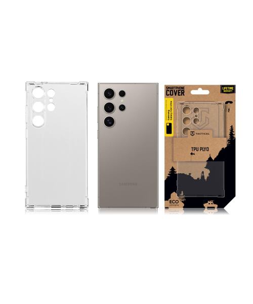 Tactical TPU Plyo Kryt pro Samsung Galaxy S24 Ultra Transparent