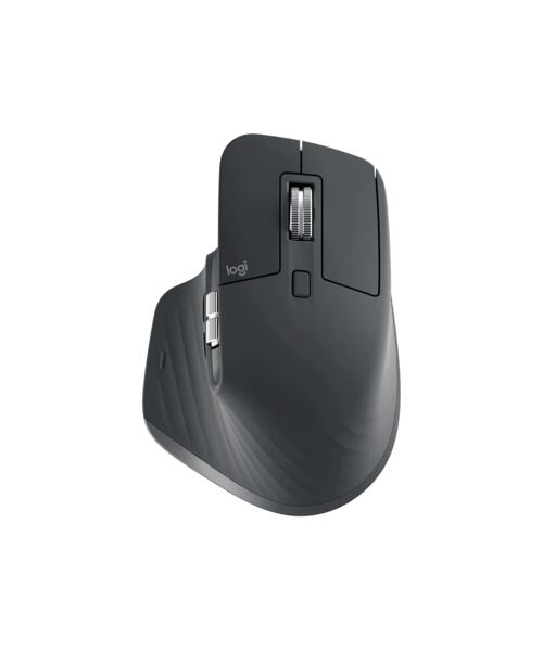 Logitech MX Master 3S/Kancelářská/Laserová/Pro praváky/8 000 DPI/USB+BT/Grafitová