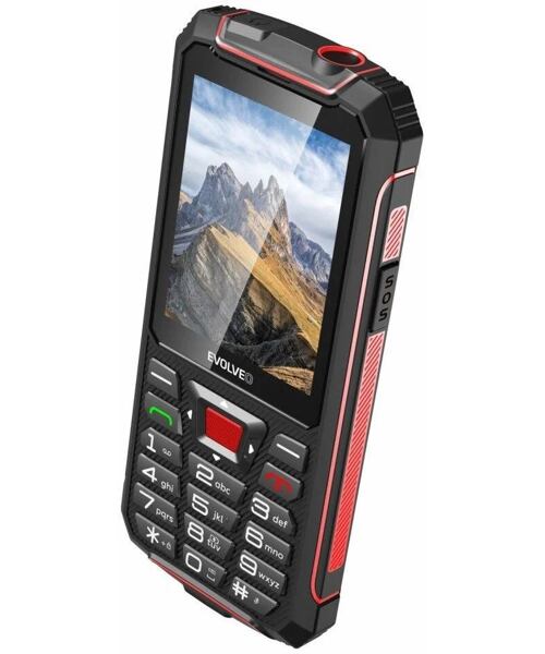 EVOLVEO StrongPhone W4 Black Red