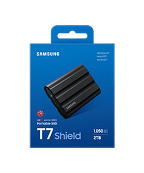 Samsung T7 Shield/2TB/SSD/Externí/2.5''/Černá/3R