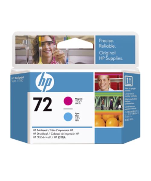 HP no 72 - purpurová a azurová tisk. hlava, C9383A