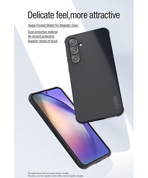 Nillkin Super Frosted PRO Magnetic Zadní Kryt pro Samsung Galaxy A55 5G Black