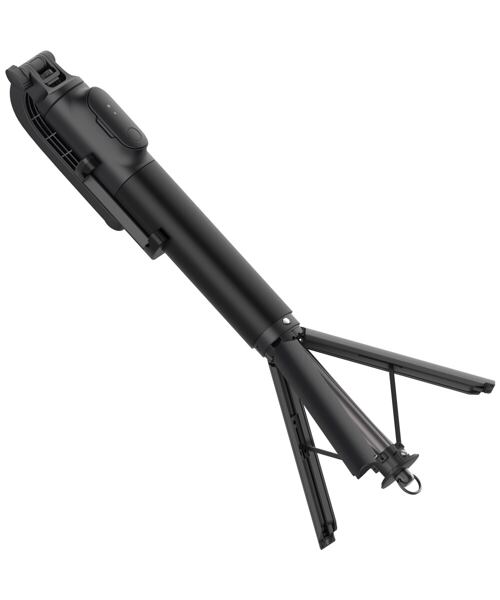 Selfie stick s tripodem FIXED Snap XL a bezdrátovou spouští, 1/4" závit, černý
