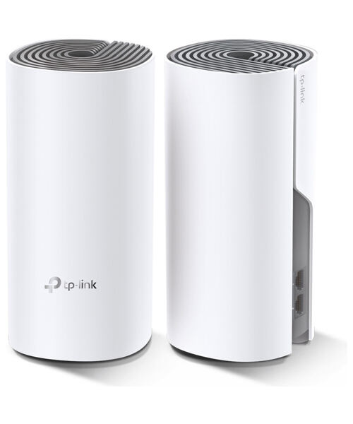TP-Link AC1200 Whole-home Mesh WiFi System Deco E4(2-pack), 2x10/100 RJ45