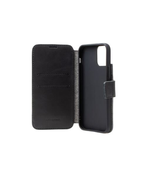 Kožené pouzdro typu kniha FIXED ProFit pro Apple iPhone 15 Plus, černé