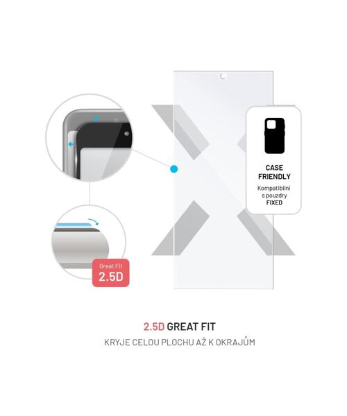 Ochranné tvrzené sklo FIXED pro Samsung Galaxy S24 Ultra, čiré