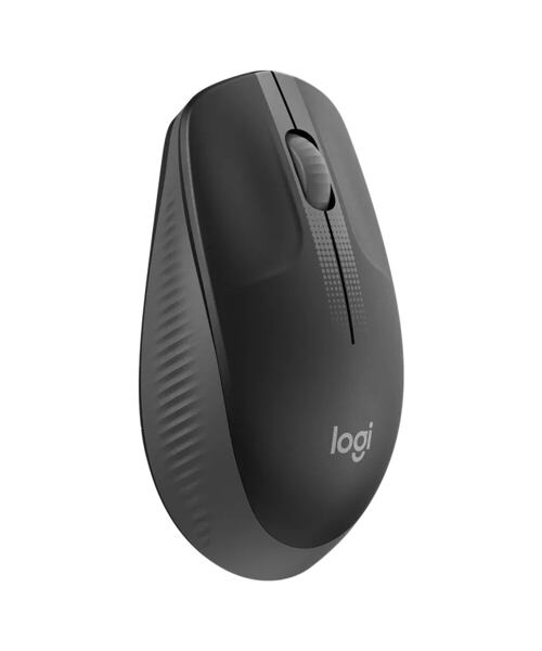 Logitech M190/Kancelářská/Optická/1 000 DPI/Bezdrátová USB/Černá
