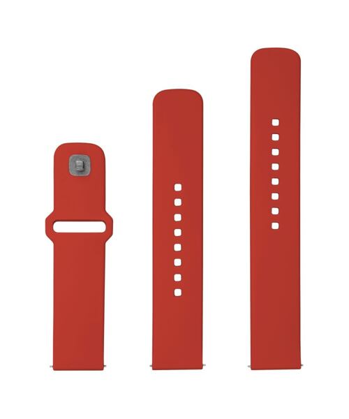 Set silikonových řemínků FIXED Silicone Sporty Strap s Quick Release 22mm pro smartwatch, červený