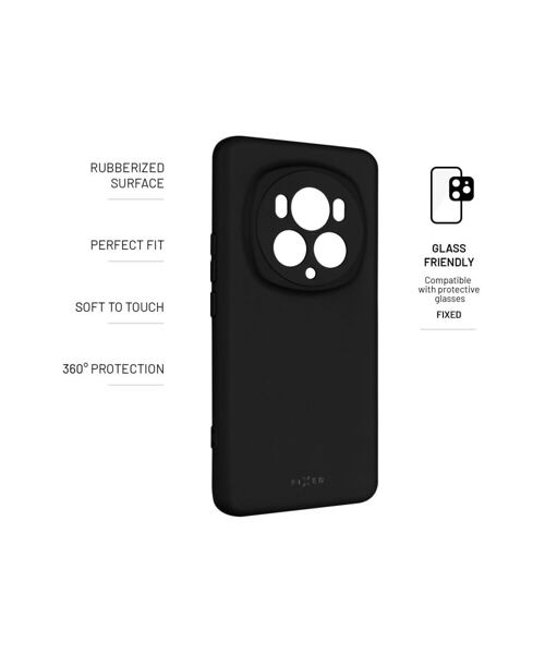 Zadní pogumovaný kryt FIXED Story pro Honor Magic 6 Pro, černý
