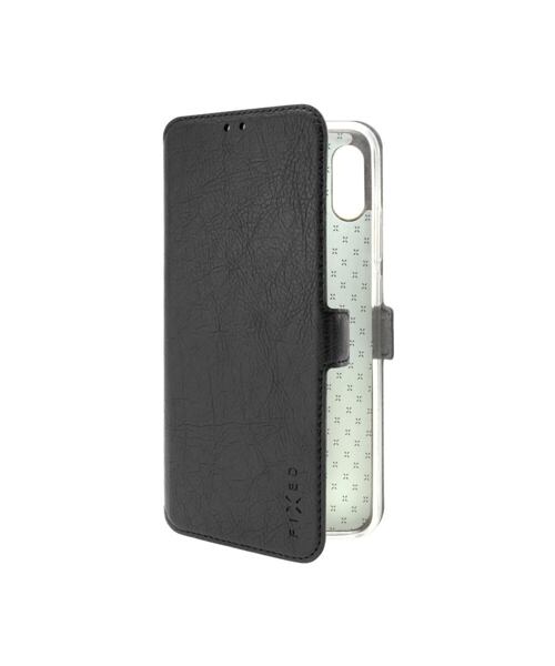 Tenké pouzdro typu kniha FIXED Topic pro Motorola Moto G24 Power, černé