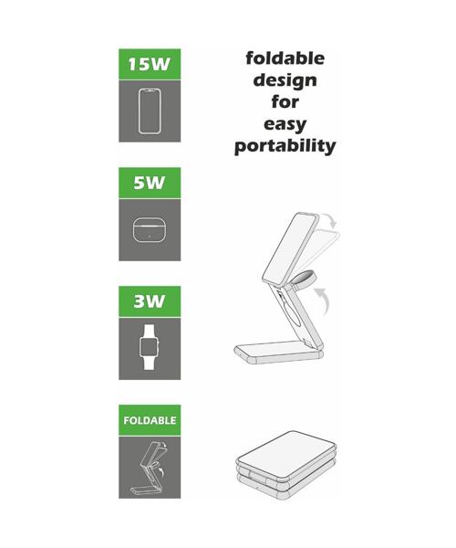 SWISSTEN BEZDRÁTOVÁ HLINÍKOVÁ NABÍJEČKA AL1 ŠEDÁ (kompatibilní s MagSafe)