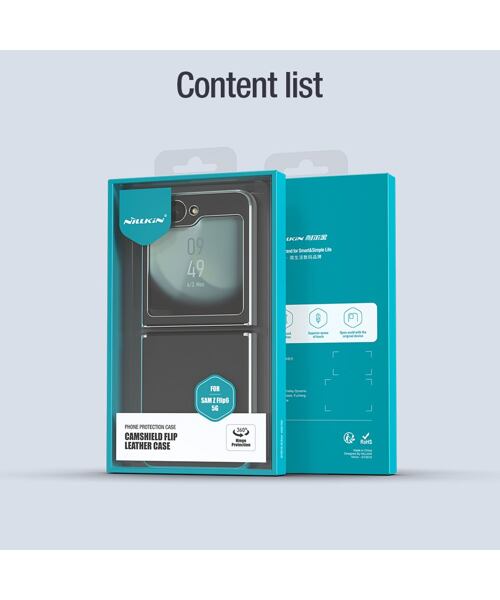 Nillkin CamShield Flip Zadní Kryt pro Samsung Galaxy Z Flip 6/7 FE Purple