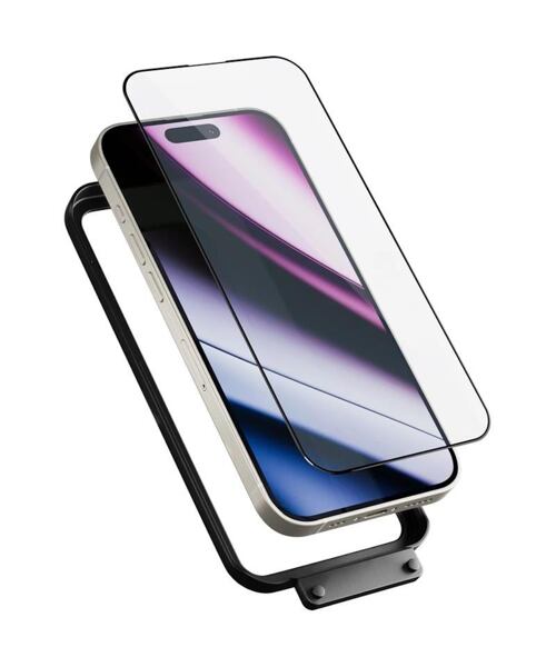 Epico ochranné sklo ImpactBuffer 3D s instalačním rámečkem pro Apple iPhone 16 Pro