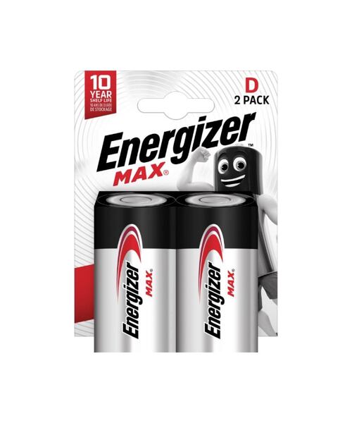 Energizer MAX - Velký monočlánek D/2