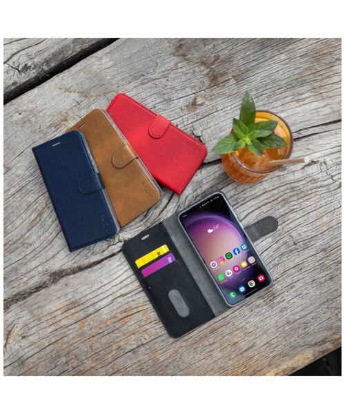 Pouzdro typu kniha FIXED Opus pro Apple iPhone 16 Plus, červené