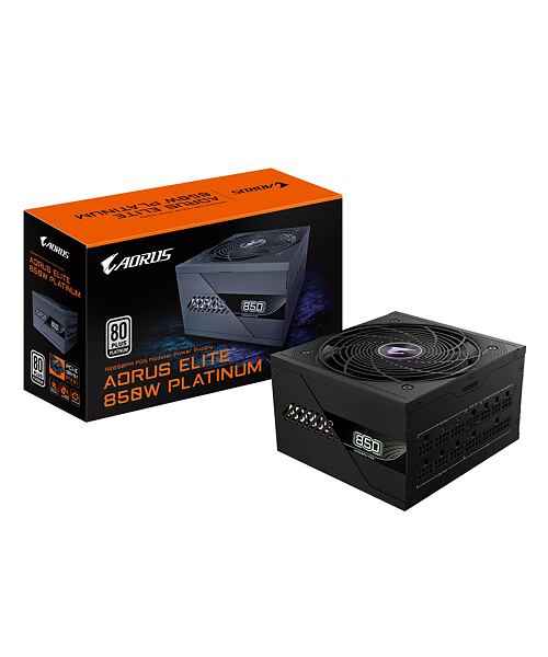 GIGABYTE AORUS ELITE P850W/850W/ATX 3.1/80PLUS Platinum/Modular/Retail