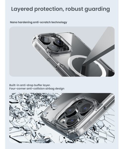 Nillkin Nature TPU PRO Magnetic Kryt pro Apple iPhone 16 Pro Transparent