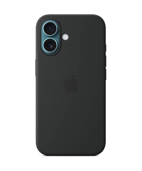 APPLE iPhone 16 Silicone Case with MS - Black