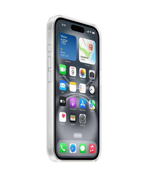 MA6A4ZM/A Apple Clear Kryt vč. MagSafe pro iPhone 16 Transparent