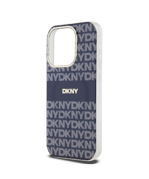 DKNY PC/TPU Repeat Pattern Tonal Stripe Magsafe Zadní Kryt pro iPhone 13 Pro Blue