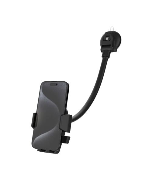 Univerzální držák do auta FIXED Iconiq Flex XL s flexibilní ohebnou nohou na sklo nebo na palubní de