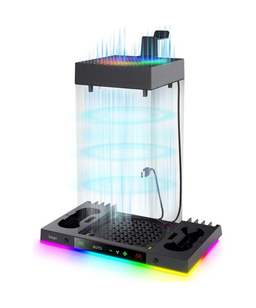 iPega XBX024S Multifunkční Nabíjecí RGB Stojan s Chlazením pro Xbox