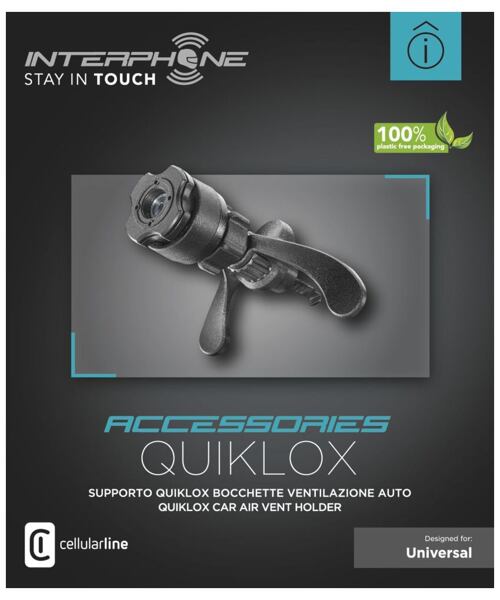 Úchyt Interphone QUIKLOX do ventilace