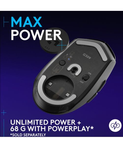 Logitech G309 LIGHTSPEED Gaming Mouse - BLACK - EER2