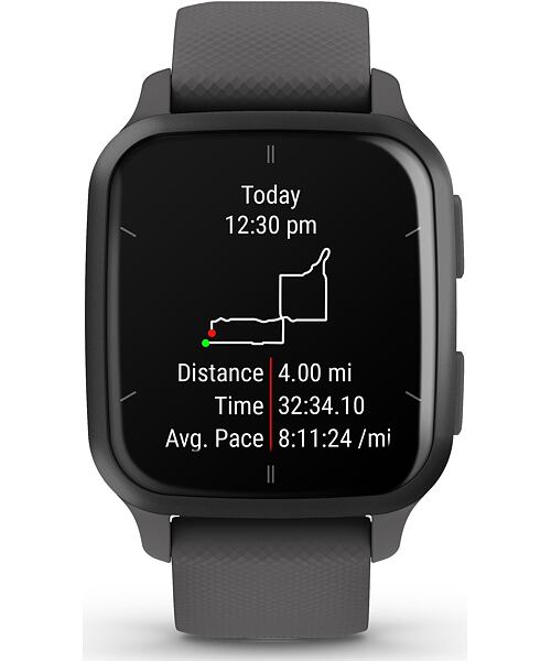 Garmin Venu Sq 2 Slate / Shadow Grey Silicone Band