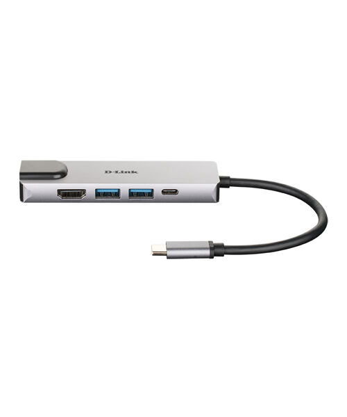 D-Link 5-in-1 USB-C Hub with HDMI/Ethernet and Power Delivery