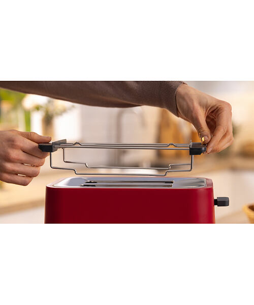 Bosch TAT3M124 toustovač 2 krajíců 950 W Červená