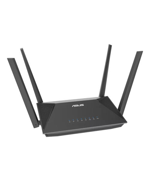ASUS RT-AX52 AX1800 AiMesh bezdrátový router Gigabit Ethernet Dvoupásmový (2,4 GHz / 5 GHz) Černá