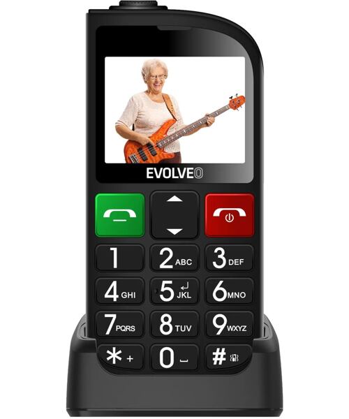 EVOLVEO EasyPhone FL Black