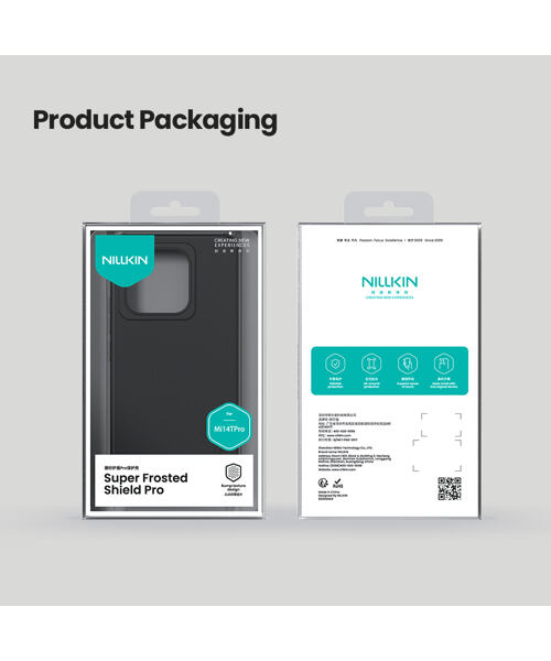 Nillkin Super Frosted PRO Zadní Kryt pro Xiaomi 14T Pro Black