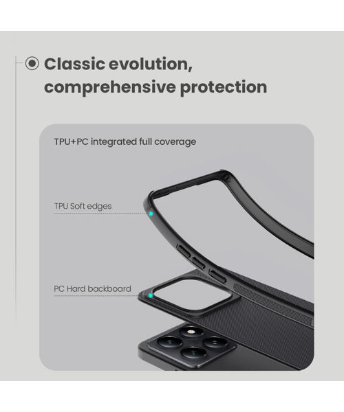 Nillkin Super Frosted PRO Magnetic Zadní Kryt pro Xiaomi 14T Pro Black