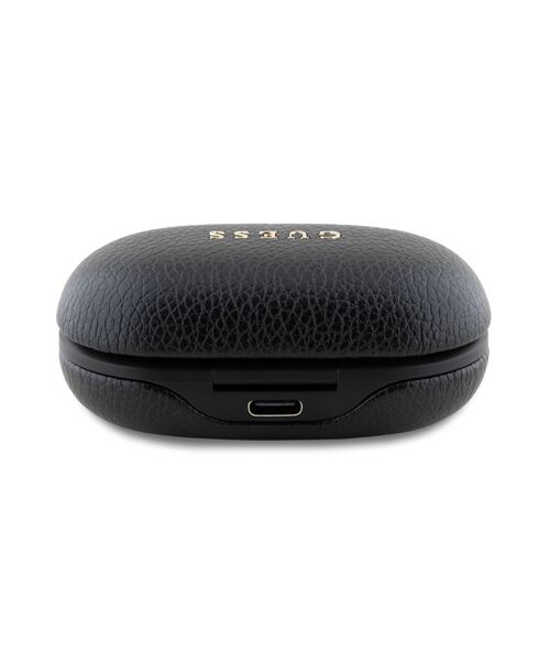 Guess PU Grained ENC TWS Bezdrátová Sluchátka Black