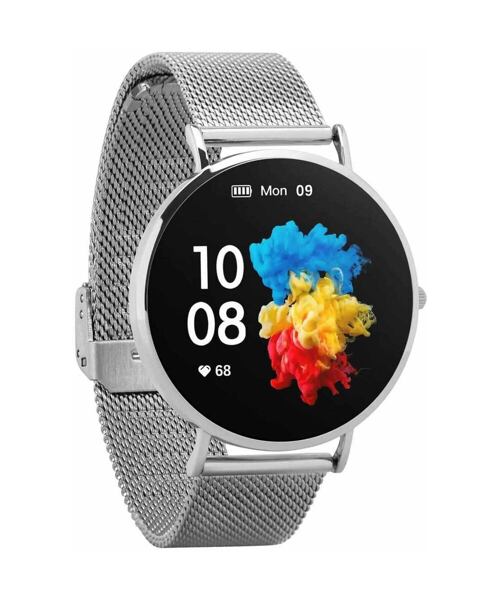 Garett Smartwatch Verona stříbrná, ocel