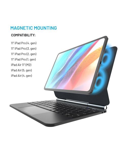 Zánovní Pouzdro s bezdrátovou klávesnicí FIXED Typee pro Apple iPad Pro 11" (2018-2022)/iPad Air (20