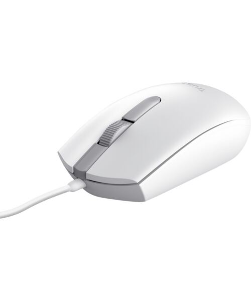Trust TM-101W/Kancelářská/Optická/1 200 DPI/Drátová USB/Bílá