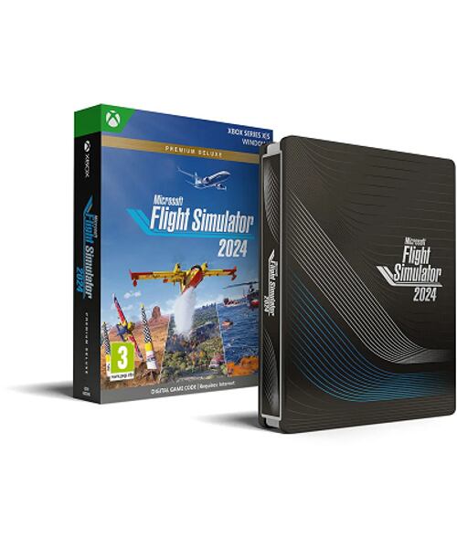 MICROSOFT XSX - Fligh Simulator 2024 - Premium Deluxe Edition Steelbook