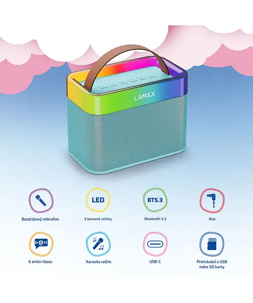 LAMAX KaraokeKid1 Blue