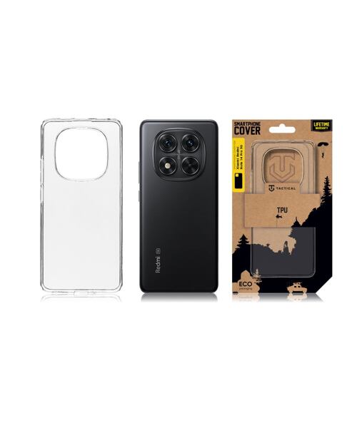 Tactical TPU Kryt pro Xiaomi Redmi Note 14 Pro 5G/X7 5G Transparent
