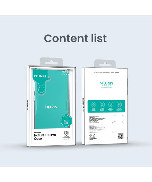 Nillkin Nature TPU PRO Kryt pro Samsung Galaxy S25 Transparent