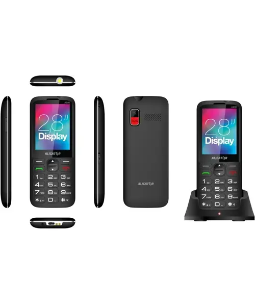 Aligator A930 GPS 4G Senior Black