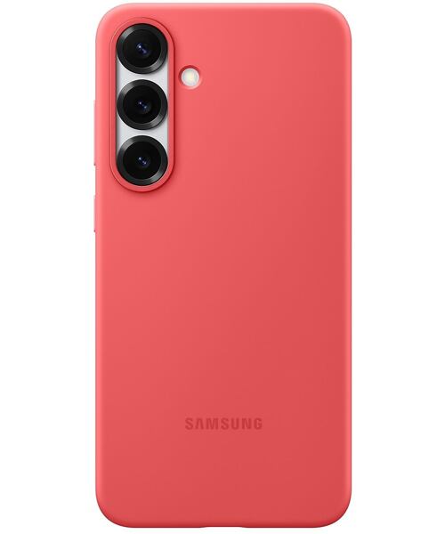 Samsung Silikonový zadní kryt pro Galaxy S25+ Red